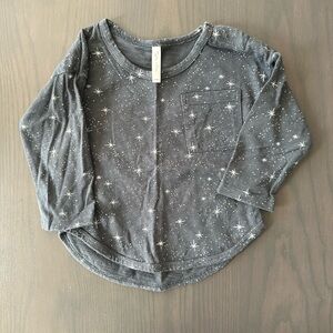 Rylee + Cru long-sleeve shirt with pocket 3-6 Mo